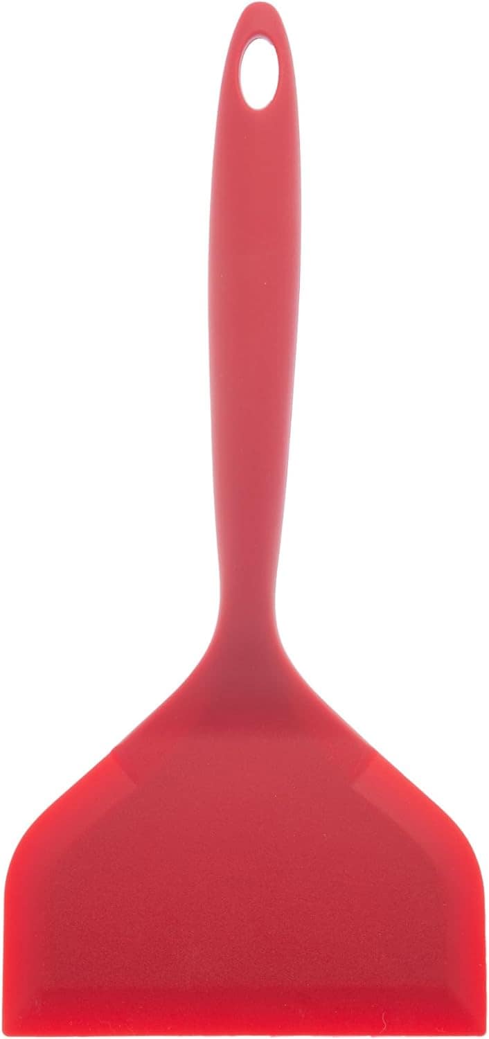 Espátula Larga de Silicone Vermelha 26cm x 12cm - Lyor - Image 4