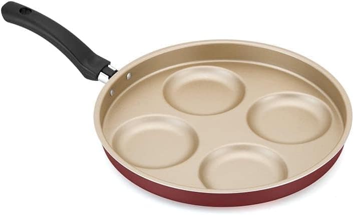 Frigideira Multiuso 4 Ovos/Hambúrguer Alumínio Antiaderente