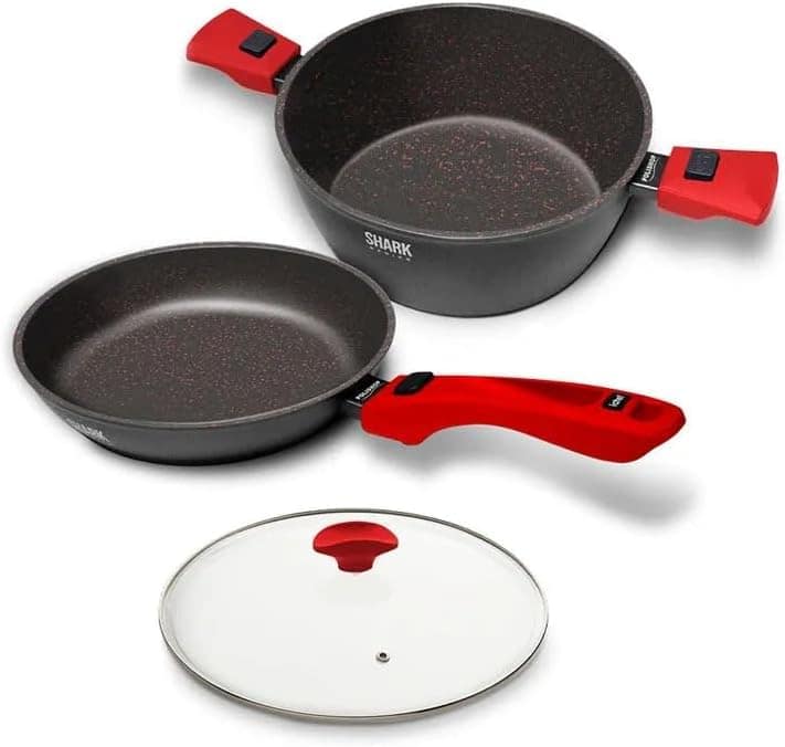 Panelas Ichef Ultra 24cm Vermelha Sauté Grand e Family com T...