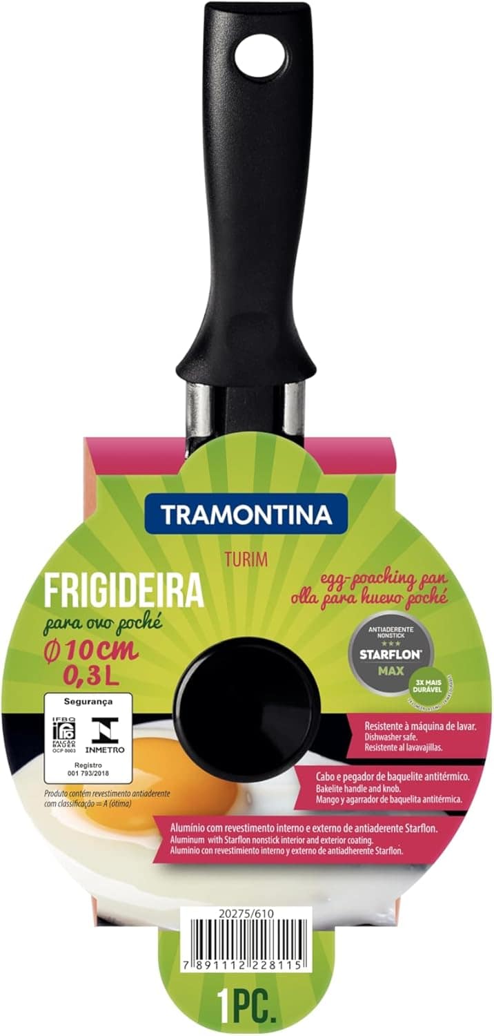 Frigideira para ovo poché de alumínio com revestimento inter... - Image 4