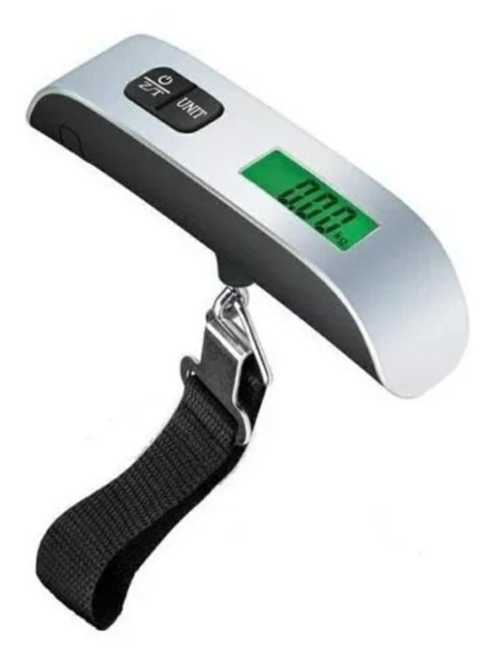 Balança De Mão Digital Portátil Até 50kg Com Alça Trava Mala...