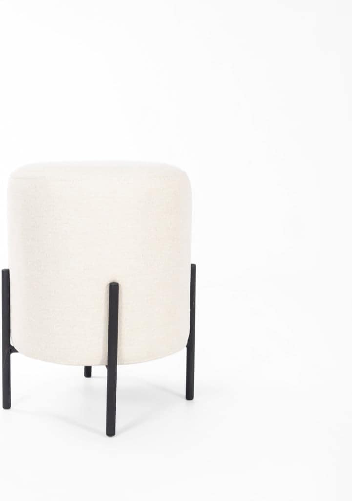 Decorativo Luxo Tecido em Linho Banqueta Redondo,Apropriado ...