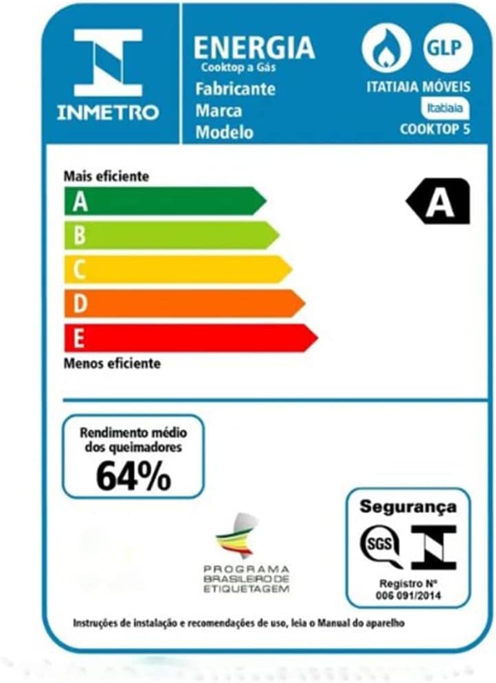 Itatiaia Cooktop 5 Bocas Preto Bivolt - Image 6