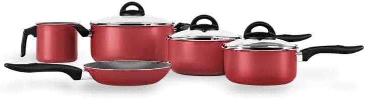 Jogo de Panelas 5 peças Chilli, Cereja, Brinox,