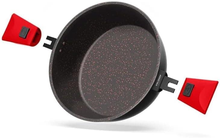 Panelas Ichef Ultra 24cm Vermelha Sauté Grand e Family com T... - Image 5