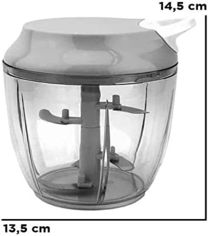 Processador e Batedor Manual de Alimentos 5 Lâminas Grande - Image 2