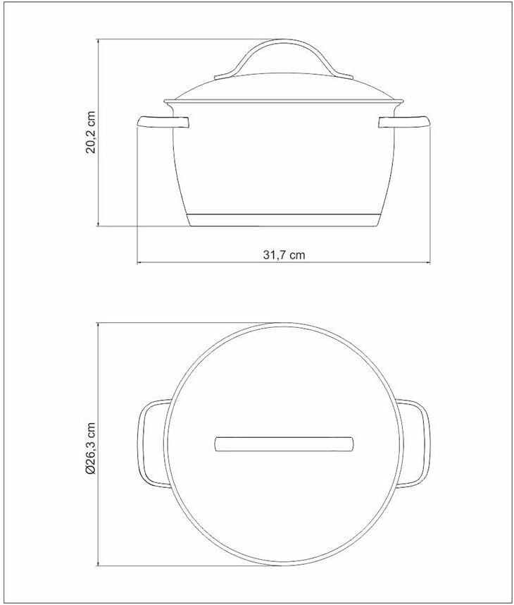 Caçarola Funda com Fundo Triplo Tramontina Inox 24Cm, CACARO... - Image 7