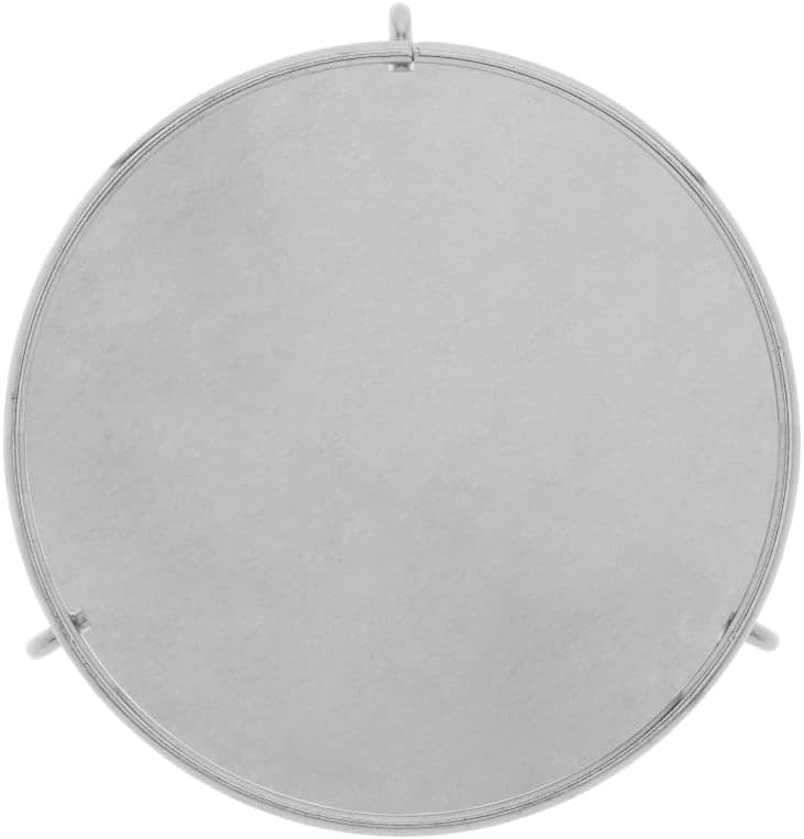 CJ 3PC RECHAUD P/QUEIJO BRIE C/FACA AÇO INOX E SUPORTE NIQUE... - Image 3