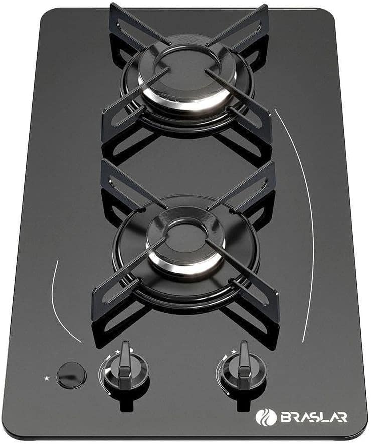 Fogão Cooktop Pop 2 Bocas Com Mesa de vidro temperado