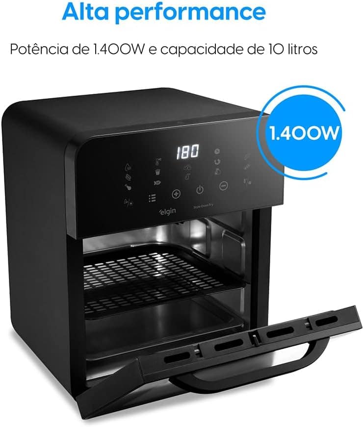 Fritadeira e Forno Elétrico Style Oven Fry 3 em 1 Elgin - 10... | É bom mesmo? Descubra antes de comprar - Image 3