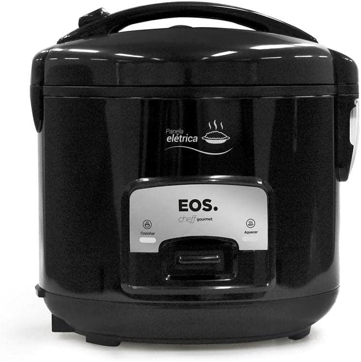 Panela Elétrica de Arroz Eos 5 Xícaras Preta Epa05p 110v
