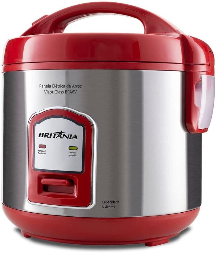 Panela De Arroz Visor Glass Bpa6v 127v