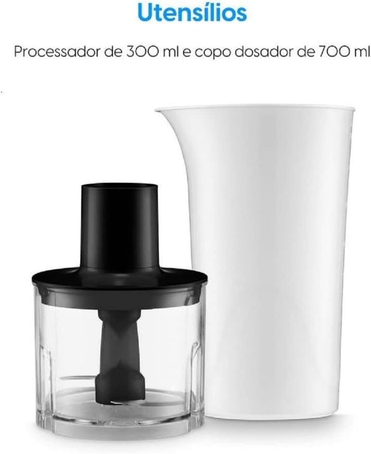 Mixer Chef 3 Em 1 200w 700ml Triturador E Fuet(127V) - Image 4