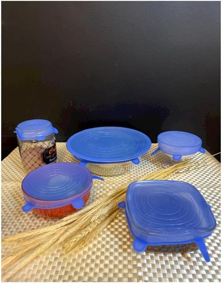 Tampa de Silicone Universal Para Alimentos Panela Pote Forma... - Image 7