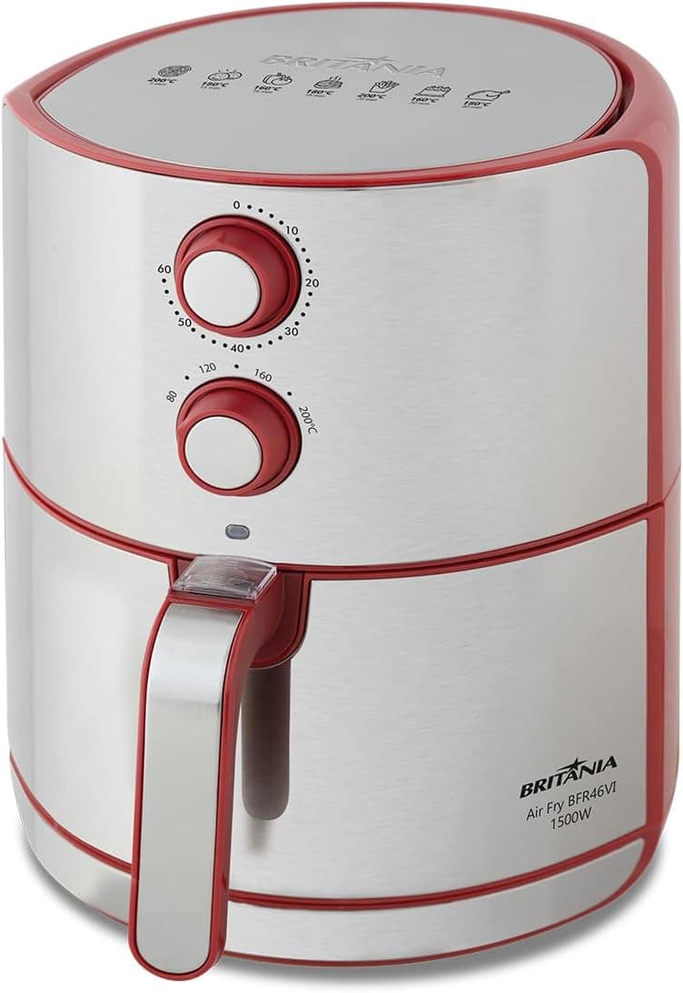 Fritadeira Air Fry Britânia BFR46VI Antiaderente 4,6L 1500W ... | É bom mesmo? Descubra antes de comprar - Image 3