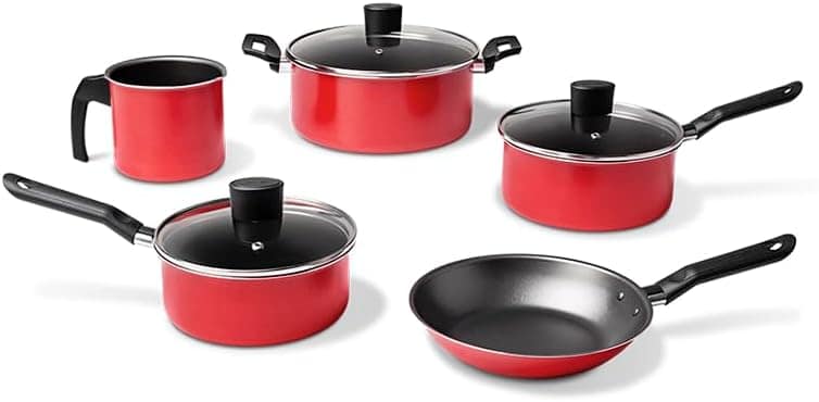 Jogo de Panelas 5 Peças Garlic, Vermelho, Brinox - Image 2