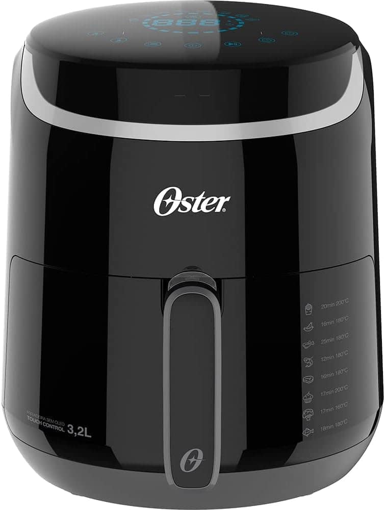 Fritadeira Black Digital Fryer 3,2L Oster com Painel Touch -... | É bom mesmo? Descubra antes de comprar - Image 8