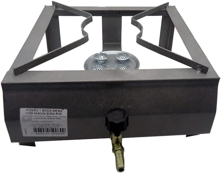 Fogão Alta Pressão Portátil 1 Boca Gás para Camping Caminhão... - Image 4