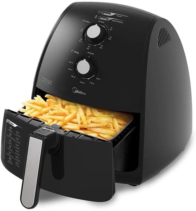 Fritadeira Airfryer Sem Óleo, 4L, Preto, 220v, Midea | É bom mesmo? Descubra antes de comprar - Image 3
