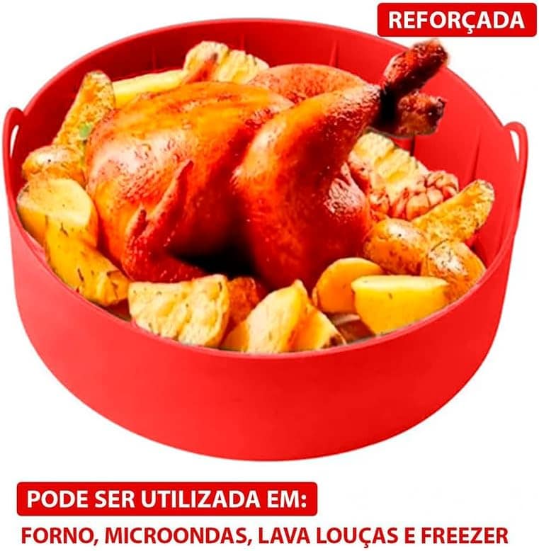 Clink Forma Redonda de Silicone para Fritadeira Elétrica Ver... | É bom mesmo? Descubra antes de comprar - Image 3
