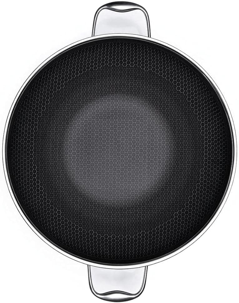 Panela Wok em aço Inox 34cm 5l Oxford Hive - Image 3