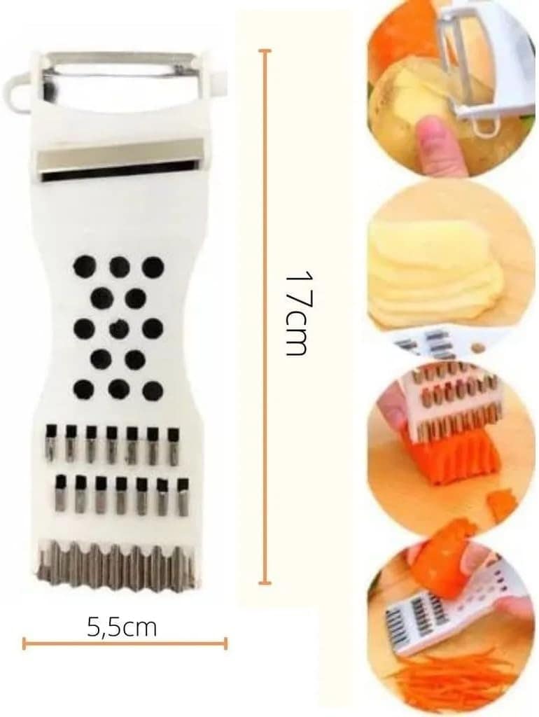 Ralador Multifuncional 5 em 1, Fatiador de Legumes, Frutas e... - Image 2