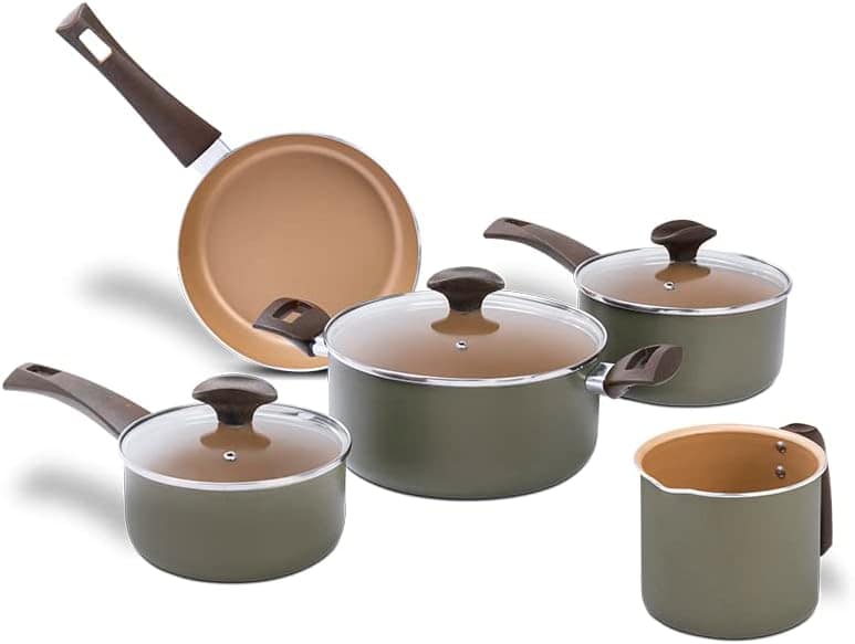 Brinox - Jogo de Panelas 5 Peças Green Pro-flon Antiaderente... - Image 3