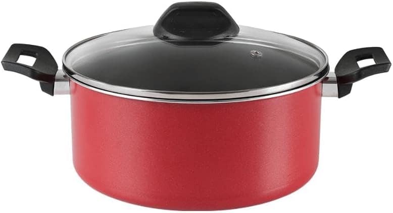 Caçarola com tampa, Brinox, Garlic 7001/361, Vermelho