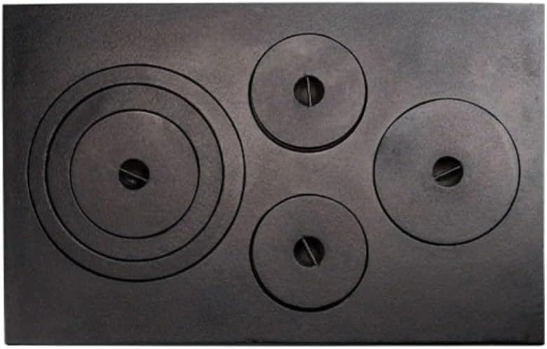 Chapa de Fogão à Lenha 4 Furos Paraná Com Redução em Ferro F...