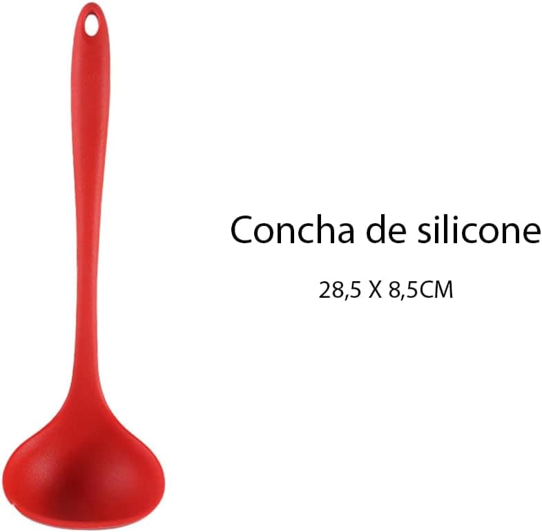 Kit Completo Utensílios de Silicone Premium - Colher de Arro... - Image 2