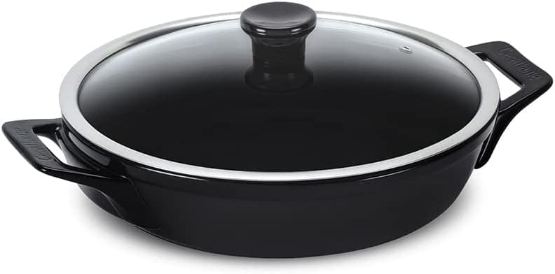 Frigideira de Cerâmica Clear 28Cm Com Alça 2500Ml Preta - Ce...