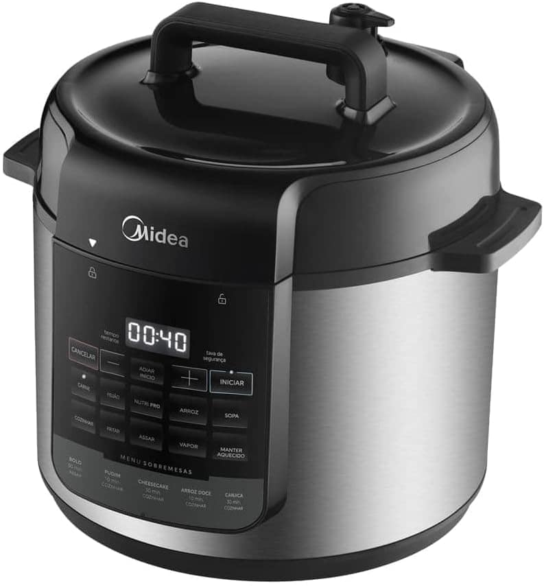 Panela de Pressão Elétrica 5L NutriPro Inox Midea - Image 3