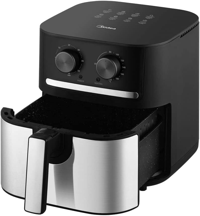 Fritadeira Air Fryer 5,5L Cyclone Preto e Inox Midea | É bom mesmo? Descubra antes de comprar - Image 2