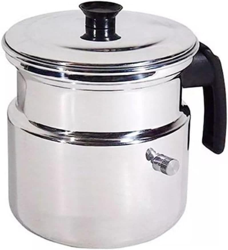 Leiteira com apito 3,5 litros fervedor de leite apito sonoro...