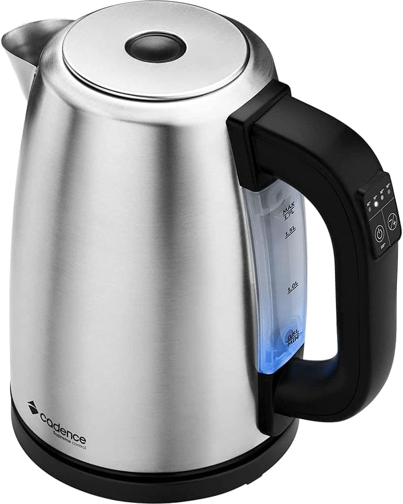 Chaleira Elétrica Cadence Supreme Control, 220V, Inox, 1,7L,...