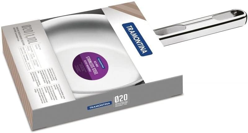 Frigideira Tramontina Allegra em Aço Inox com Fundo Triplo 2... - Image 3