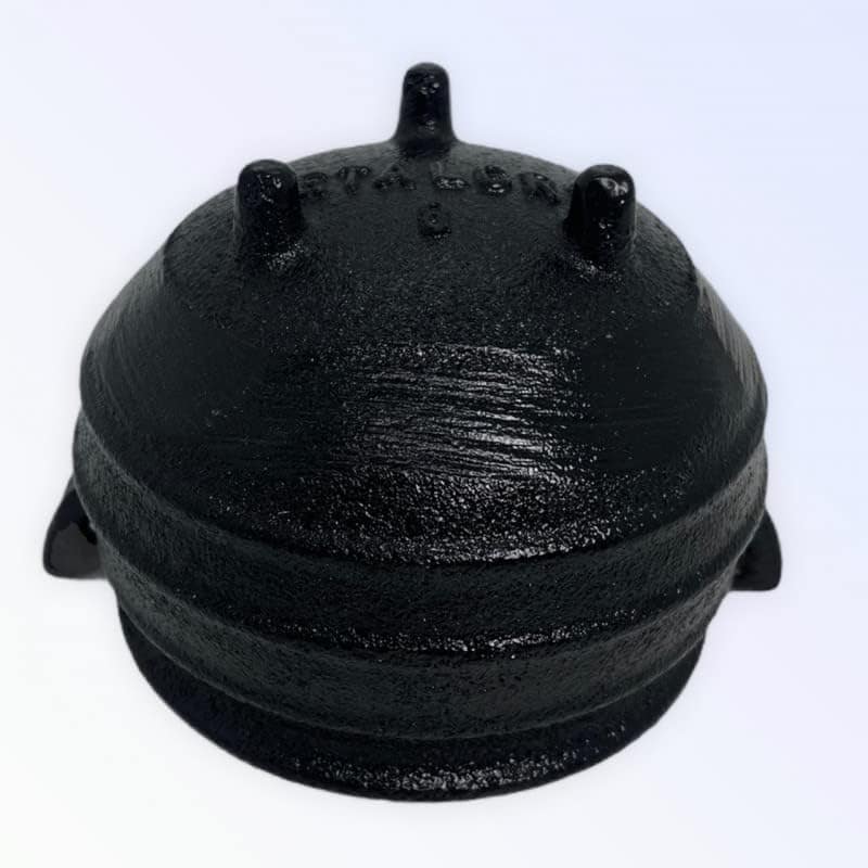 Caldeirão Tripé em Ferro Fundido Com Alça Sem Tampa Pentagra... - Image 4