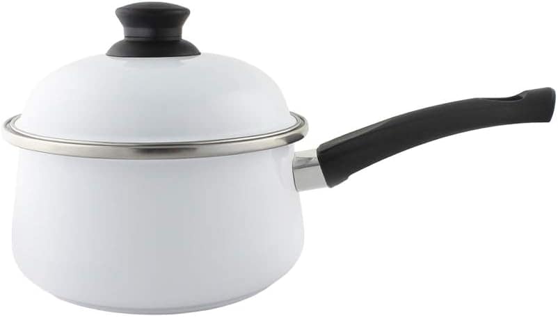 Panela Bojuda 16 Esmaltada Branca - 1250 ml - Ewel, Linha Mã...