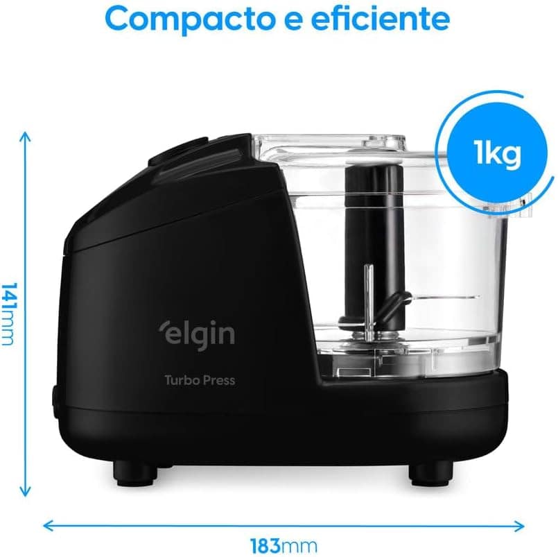 Mini Processador Elgin Turbo Press 150W Preto 110v - Image 6