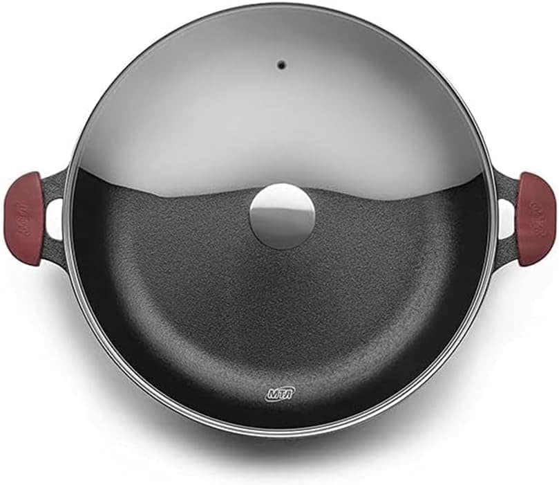 MTA CACAROLA COM TAMPA DE VIDRO FORNO FOGAO FERRO FUNDIDO N°... - Image 2