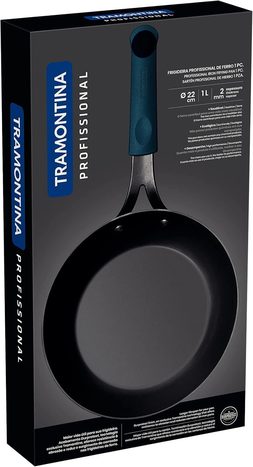 Frigideira Tramontina Profissional em Ferro 22 cm 1 L - Image 4