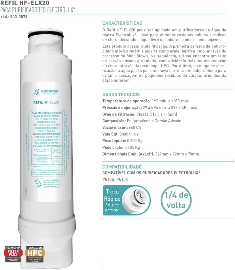 Kit 02 Refil Filtro Hidrofiltros Compatível com Purificador ... | É bom mesmo? Descubra antes de comprar - Image 4