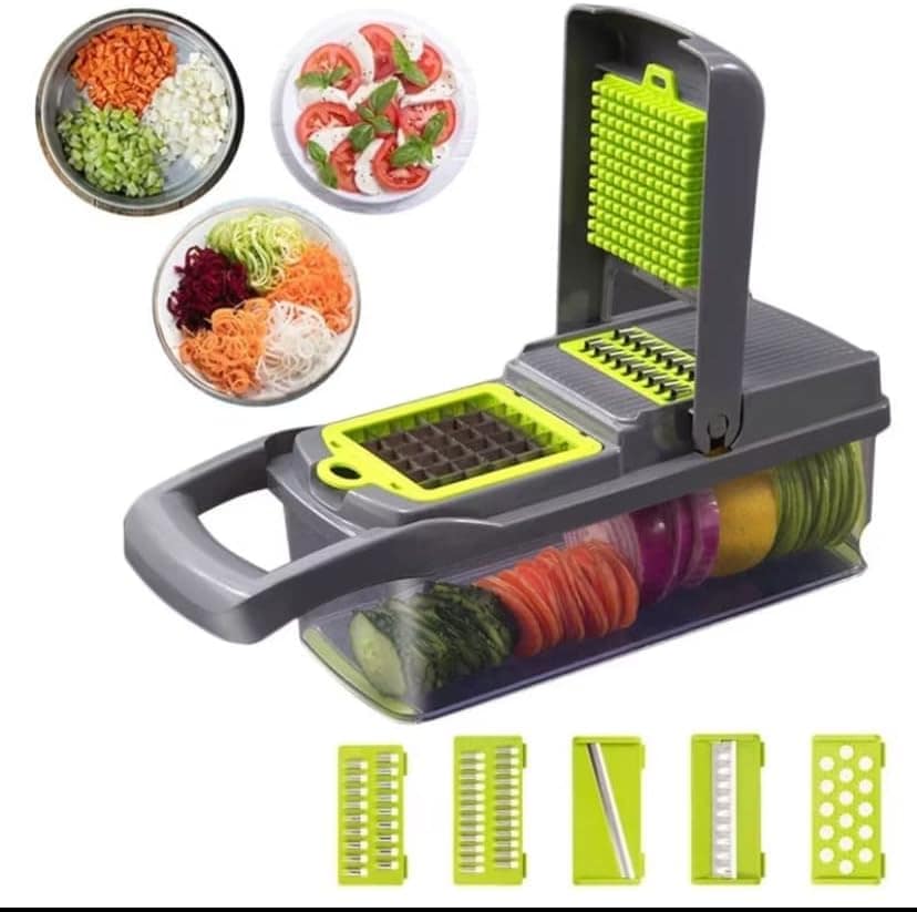 Cortador de Legumes Multifuncional, 5 Lâminas Intercambiávei... - Image 2