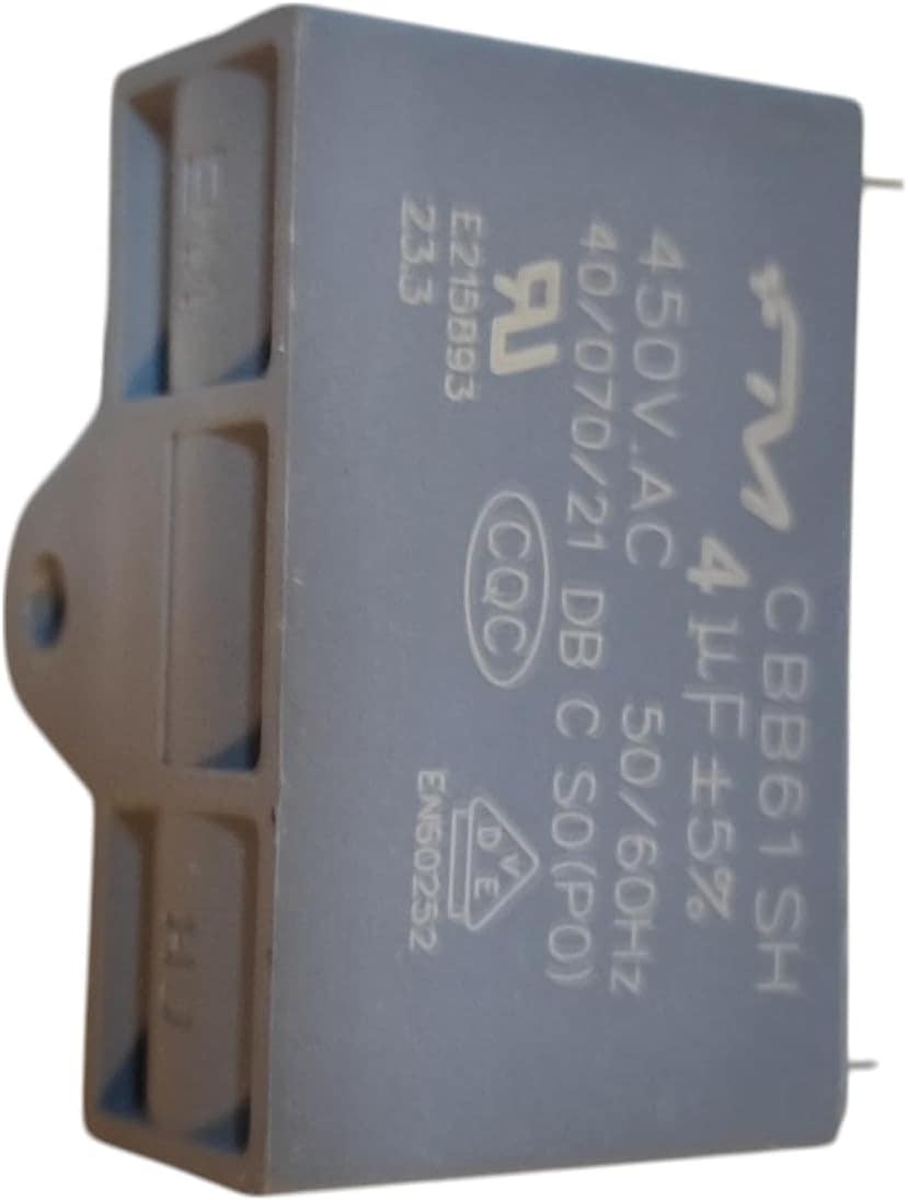 Capacitor Coifa Ilha Vidro Reto Inox E BLACK 4uf X 450v Orig...