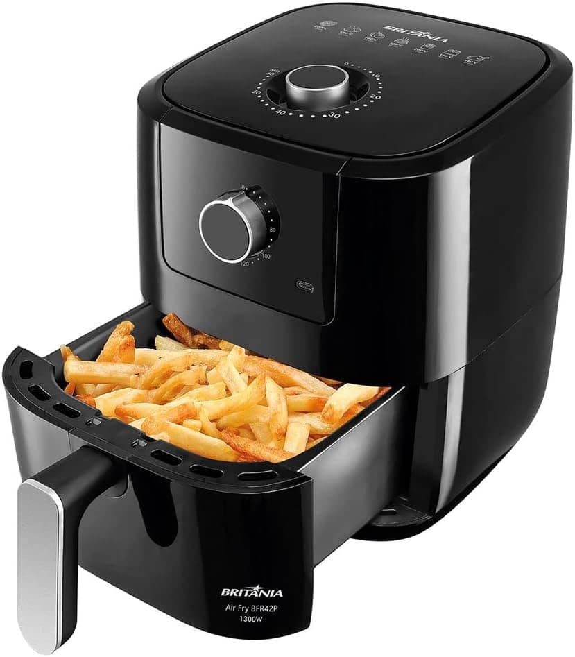 Fritadeira Air Fry Britânia BFR42P Antiaderente 3L 1300W 127... | É bom mesmo? Descubra antes de comprar - Image 4