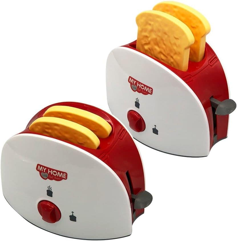 Torradeira de Brinquedo com 2 Pães - My Home - Image 2