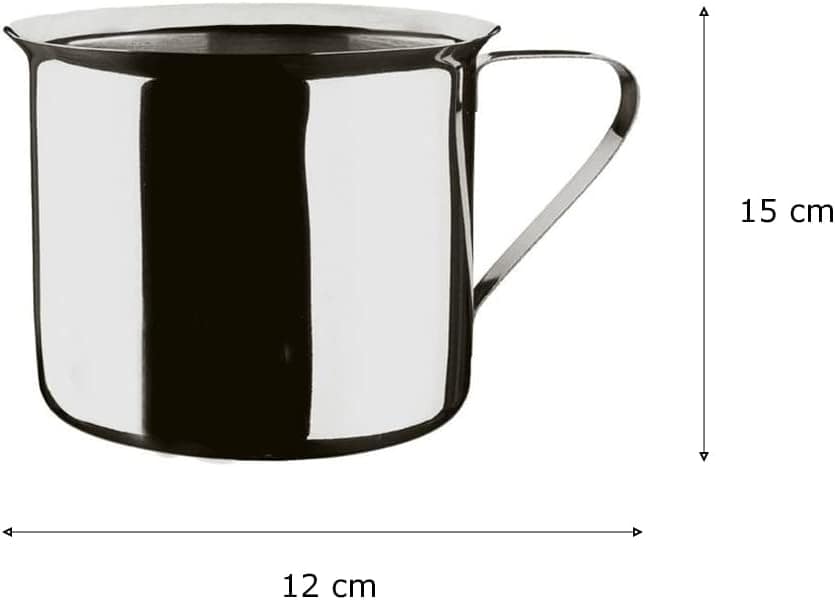 Caneca / Leiteira em Aço Inox 1 Litro - Zanella - Image 2