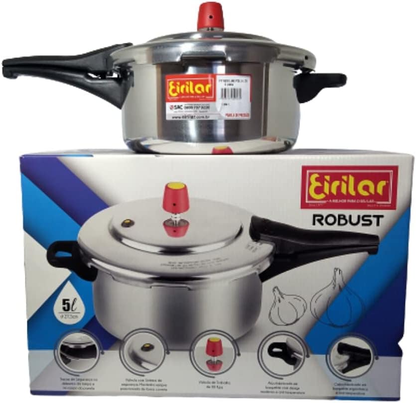 Panela de Pressão Polida New Line 5L - Image 8