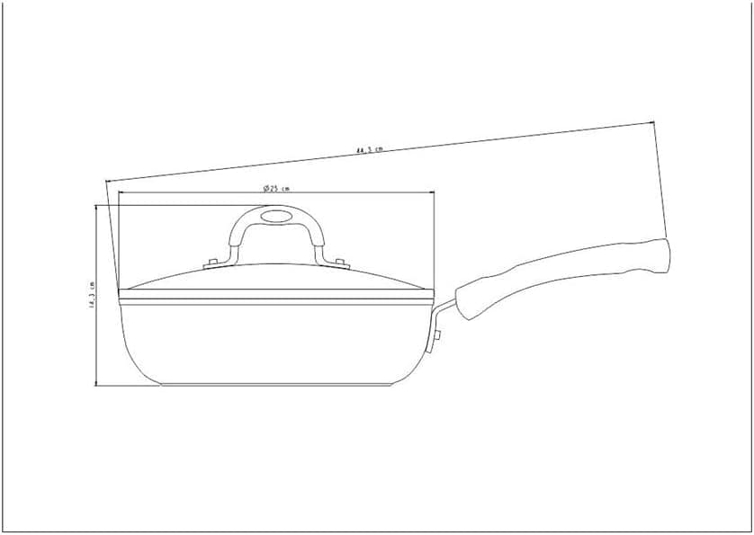 Frigideira Funda De Alumínio Com Revestimento Interno De Ant... - Image 4
