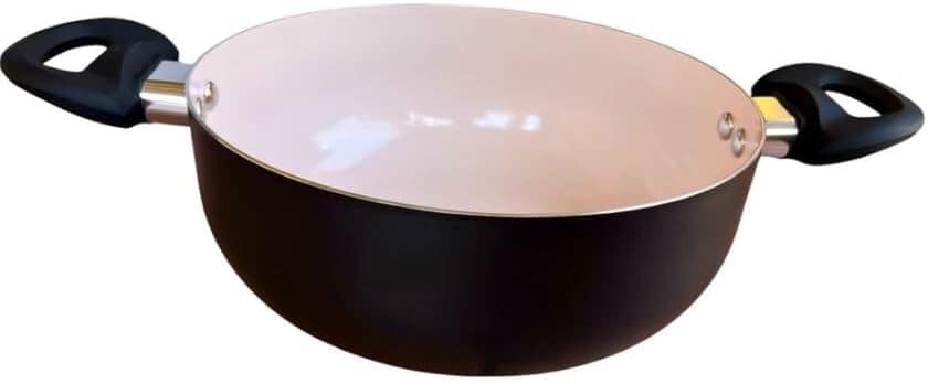 Jogo de Panelas 7 Peças Cerâmica Linha Toronto Preta - Image 4